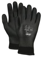 13V971 Coated Gloves, Black, L, PR
