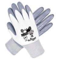 13V978 Coated Gloves, XS, Gray/White, PR