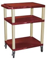 13W549 Utility Cart, 200 lb. Load Cap., Resin