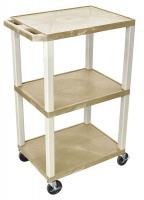 13W608 Utility Cart, 200 lb. Load Cap., Resin