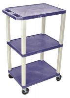 13W611 Utility Cart, 200 lb. Load Cap., Resin