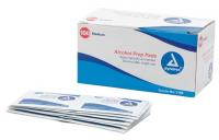 13W855 Alcohol Wipes, 70 Pct, 1 x 2-1/2 In, PK 100