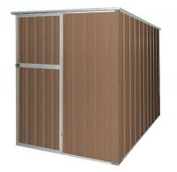 13X101 Storage Shed, Slope Roof, 6ft x 5ft, Brown