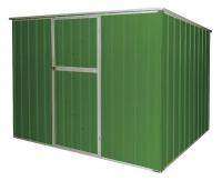 13X105 Storage Shed, Slope Roof, 6ft x 8ft, Green