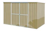 13X106 Storage Shed, Slope Roof, 6ft x 11ft, Beige