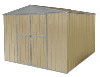 13X109 Storage Shed, A-Roof, 6 ft x 8 ft, Beige