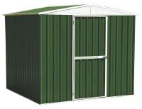 13X111 Storage Shed, A-Roof, 6 ft x 8 ft, Green
