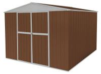 13X113 Storage Shed, A-Roof, 6ftx11ftx8ft, Brown
