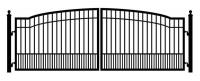 13X453 12ft Double Driveway Gates Biscayne