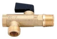 13X540 Brass Filter Ball Valve, Ang., MNPT, 1/4 In