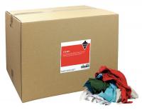 13Y349 Cloth Rag, Multi Colored Knits, 50-lb Box