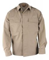 13Z102 Military Coat, Khaki, Size L Long