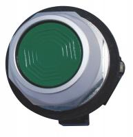 13Z556 Pushbutton, Flush, Green, 2NO-2NC