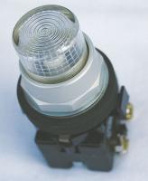 13Z649 Illum Pushbutton, Clear, 120V