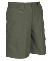 13Z681 Mens Tactical Shorts, Olive, Size 28