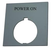 14A090 Standard Legend Plate, Power On