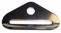 14A770 Anchor Plate, 1/8 In., Stainless Steel, PK2