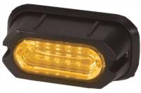 14A859 Warning Light, LED, Ambr, Surf, Rect, 3-7/8 L