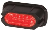 14A861 Warning Light, LED, Red, Surf, Rect, 3-7/8 L