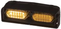 14A864 Dual Hd Dash/Deck Light, LED, Amber, 7 In W