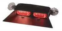14A871 Dual Head Dash/Deck Light, LED, Red, 7 In W