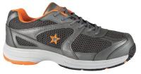 14A931 Athletic Work Shoes, Stl, Mn, 10.5M, Gry, 1PR