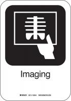 14C085 Imaging Sign, 10 x 7 In, AL