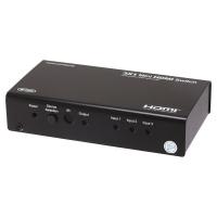 14C184 A/V Mini Switch, HDMI 3x1, w/Remote