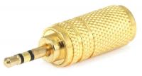 14C266 2.5mm S Plug to 3.5mm S Jack, Metal