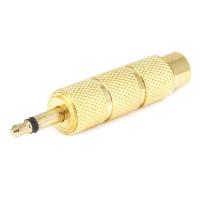 14C272 3.5mm M Plug to 1/4Inch S Jack, Metal