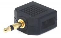 14C312 3.5mm M Plug to 3.5mm M Jack x2 Splitter