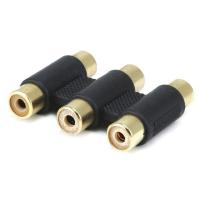 14C349 3 RCA Jack to 3 RCA Jack Adapter