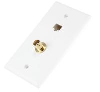 14C380 Cat5e/ BNC Wall Plate, Coupler