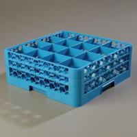 14C998 Glass Rack w/2 Extenders, 16 Comp, PK 3