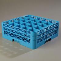 14D005 Glass Rack w/2 Extenders, 25 Comp, PK 3