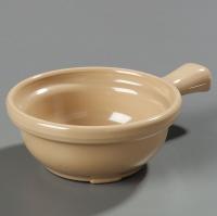 14D066 Handled Soup Bowl, 8 oz., Stone, PK 24