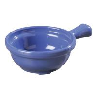 14D068 Handled Soup Bowl, 8 oz., Ocean Blue, PK 24