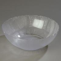 14D079 Petal Mist Bowl, 9.8 qt., Clear, PK 4