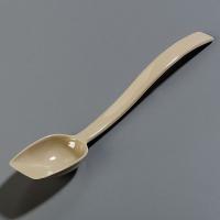 14D267 Solid Spoon, Beige, 10 In, PK 12