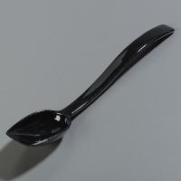 14D268 Solid Spoon, Black, 10 In, PK 12