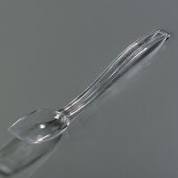 14D269 Solid Spoon, Clear, 10 In, PK 12