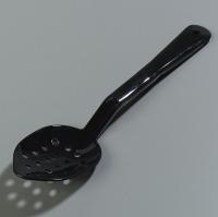 14D271 Perforated Serving Spoon, Blk, 11 In, PK 12