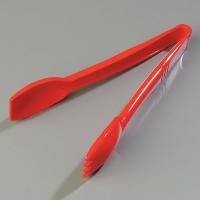 14D289 Salad Tong, Red, 9.03 In, PK 12