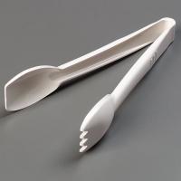 14D290 Salad Tong, White, 9.03 In, PK 12