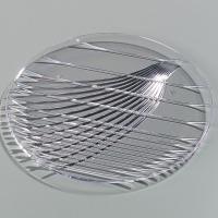 14D342 Festival Tray, Round, Clear, PK 12