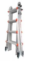 14D450 Multipurpose Ladder, 4 ft. 7&quot;, IA, Aluminum