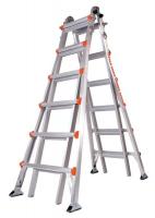 14D492 Multipurpose Ladder, 6 ft. 7&quot;, IA, Aluminum