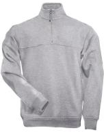 14D795 Job Shirt 1/4 Zip, Heather Grey, XS