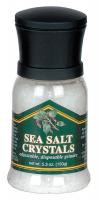 14F239 Disposable Sea Salt Mill, PET, Clear, PK 12