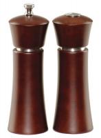 14F242 Pepper Mill/Salt Shaker, Wood, Cafe Brown